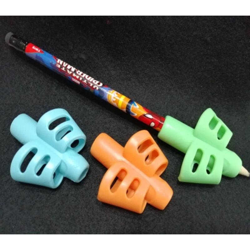Pencil Grips for Kids 3-Pack - Writing Training Aids by HitMyNeed