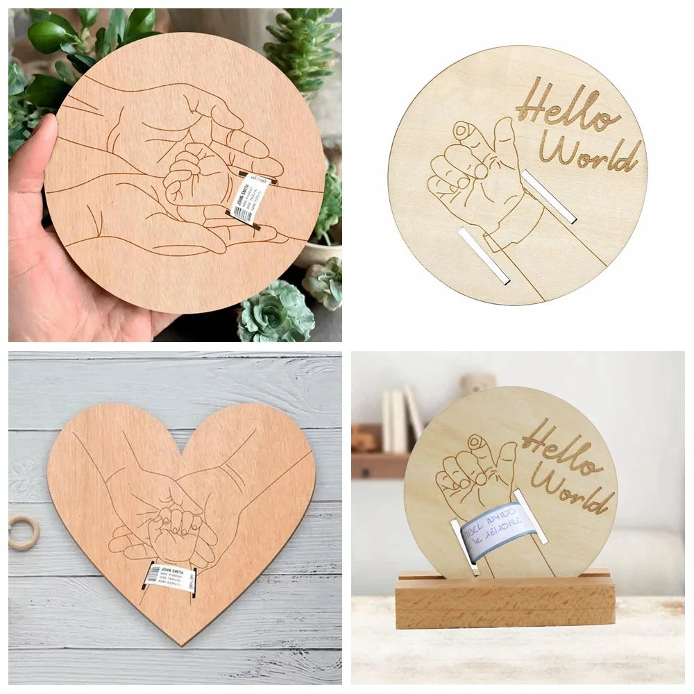 Personalized Newborn Hospital Keepsake Holder Gift by HitMyNeed