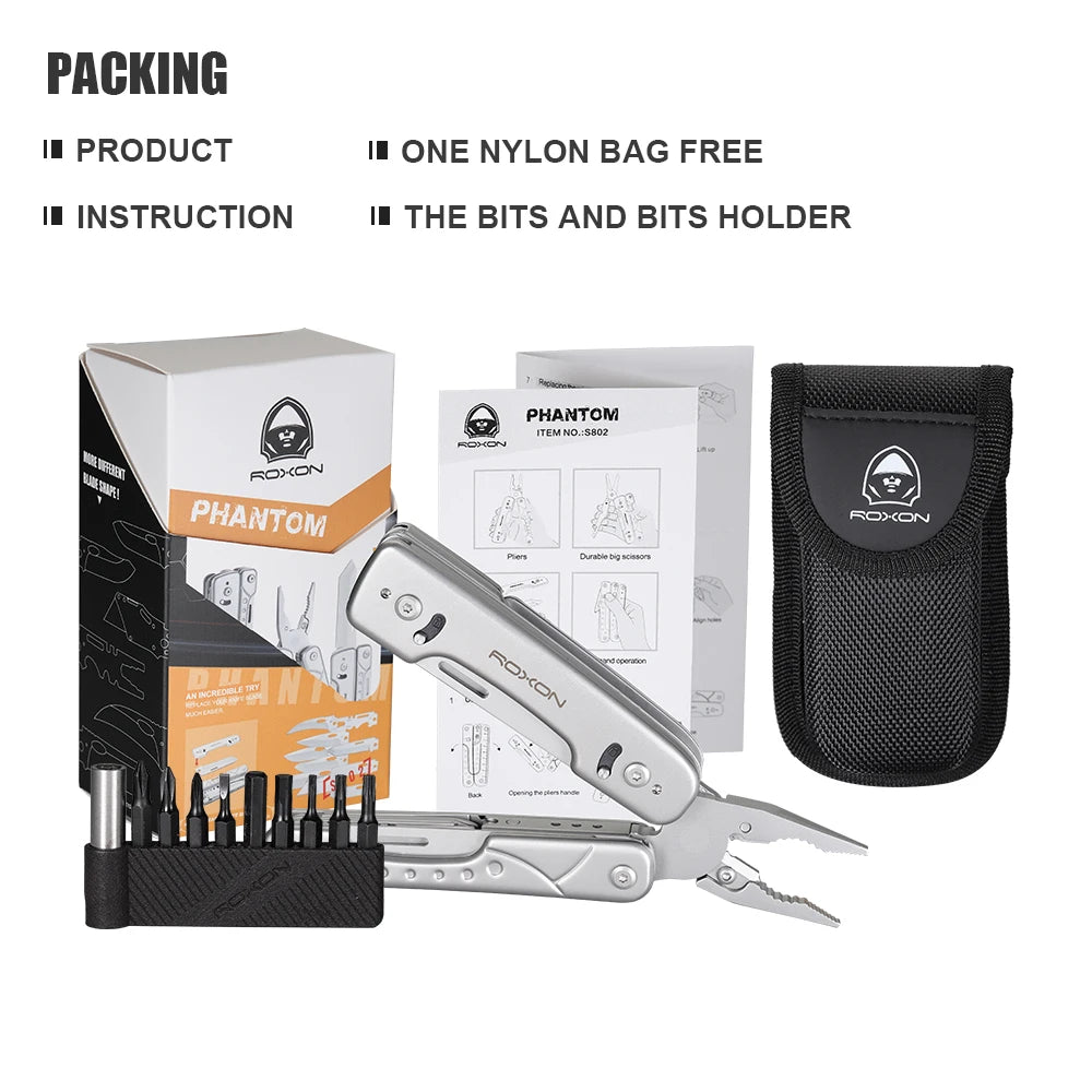 Phantom Multi Tool Pliers, Scissors, Knife & Cutters by HitMyNeed