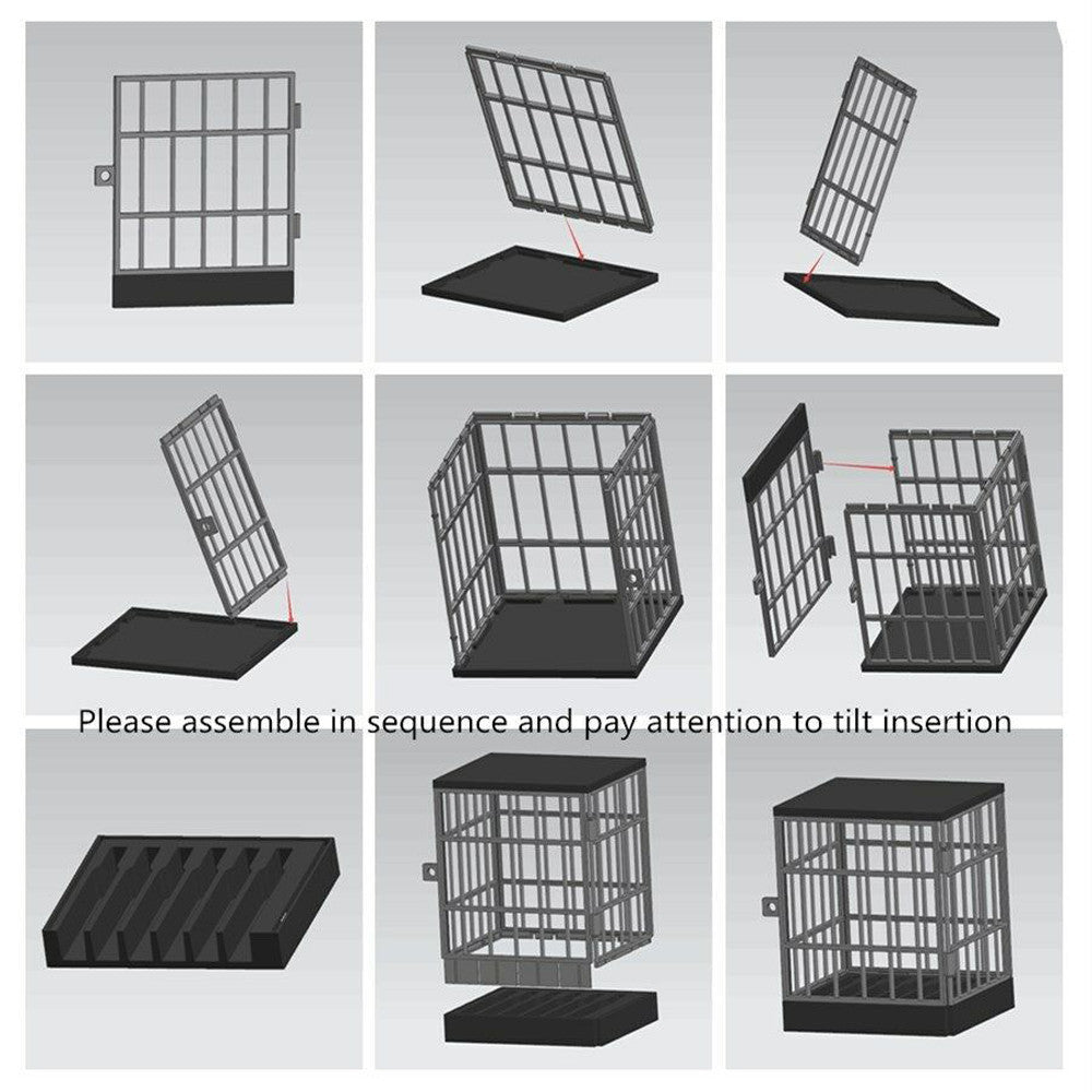 Phone Jail Lock Box with Key - 6-Slot Device Holder by HitMyNeed