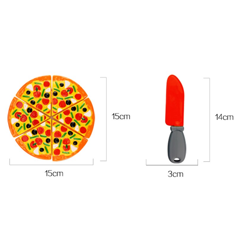 Pizza Toy Set for Kids Kitchen Pretend Play by HitMyNeed