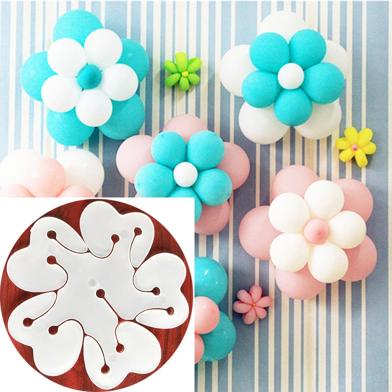 Plastic Flower Balloon Clips, 5 Pack by HitMyNeed