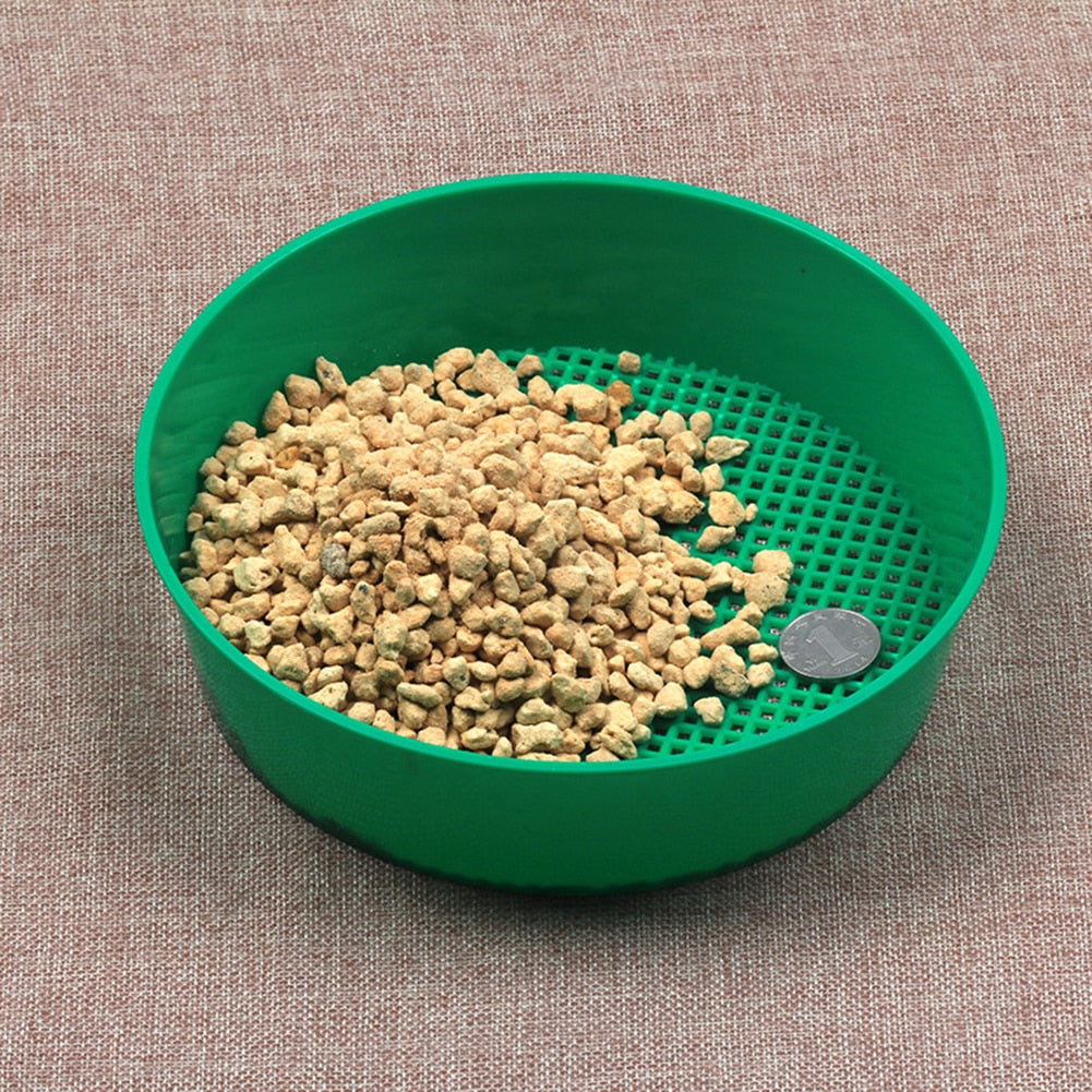 Plastic Soil Gardening Sieve with 3mm Mesh by HitMyNeed