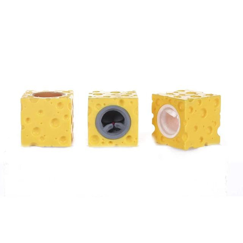 Pop-Up Mouse and Cheese Stress Relief Fidget Toy by HitMyNeed