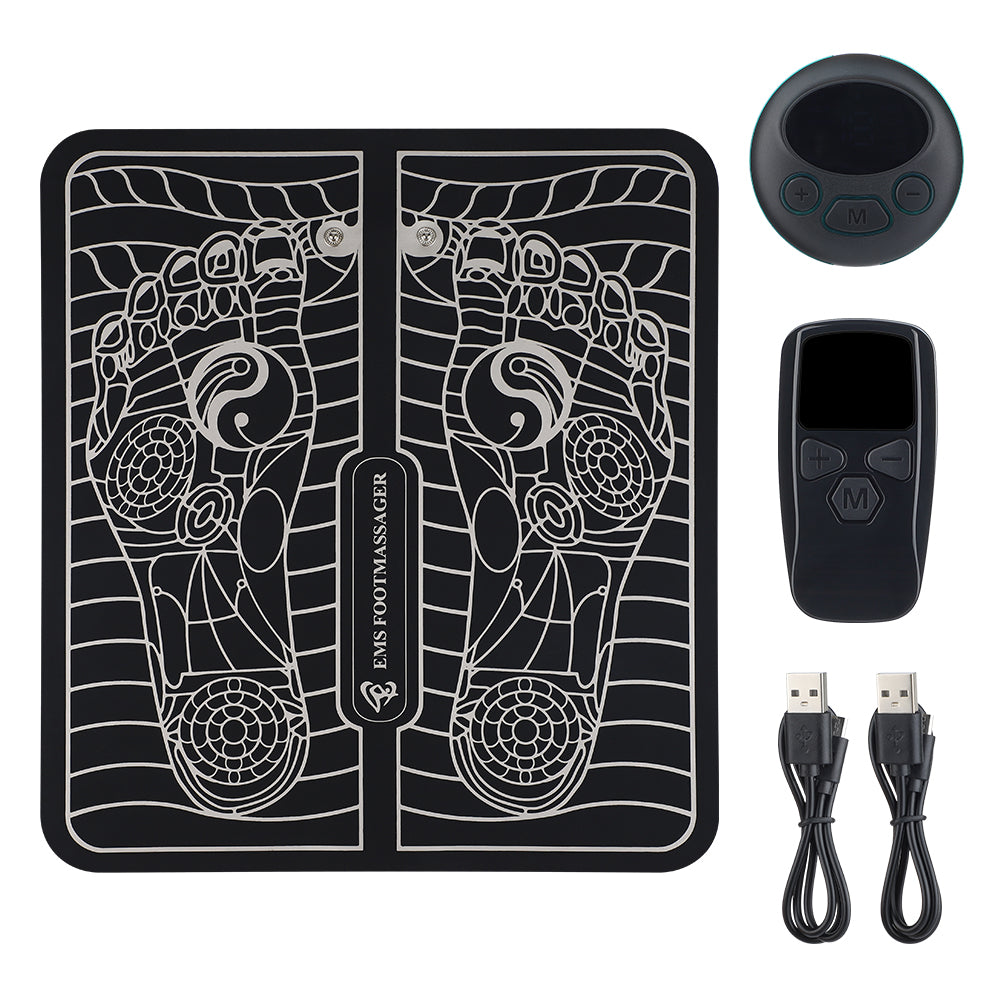 Portable EMS Foot Massager Pad with Remote by HitMyNeed