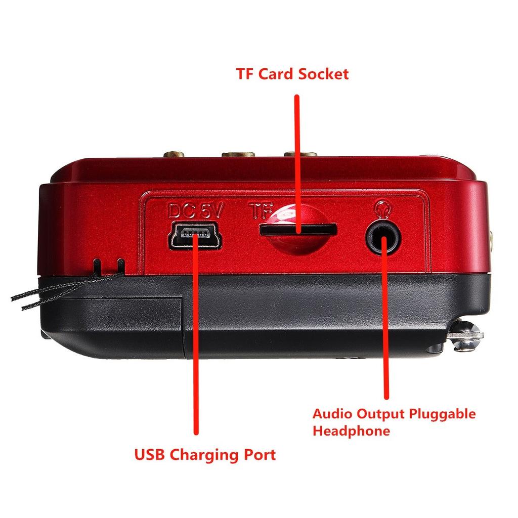 Portable FM Radio and Mini MP3 Player by HitMyNeed