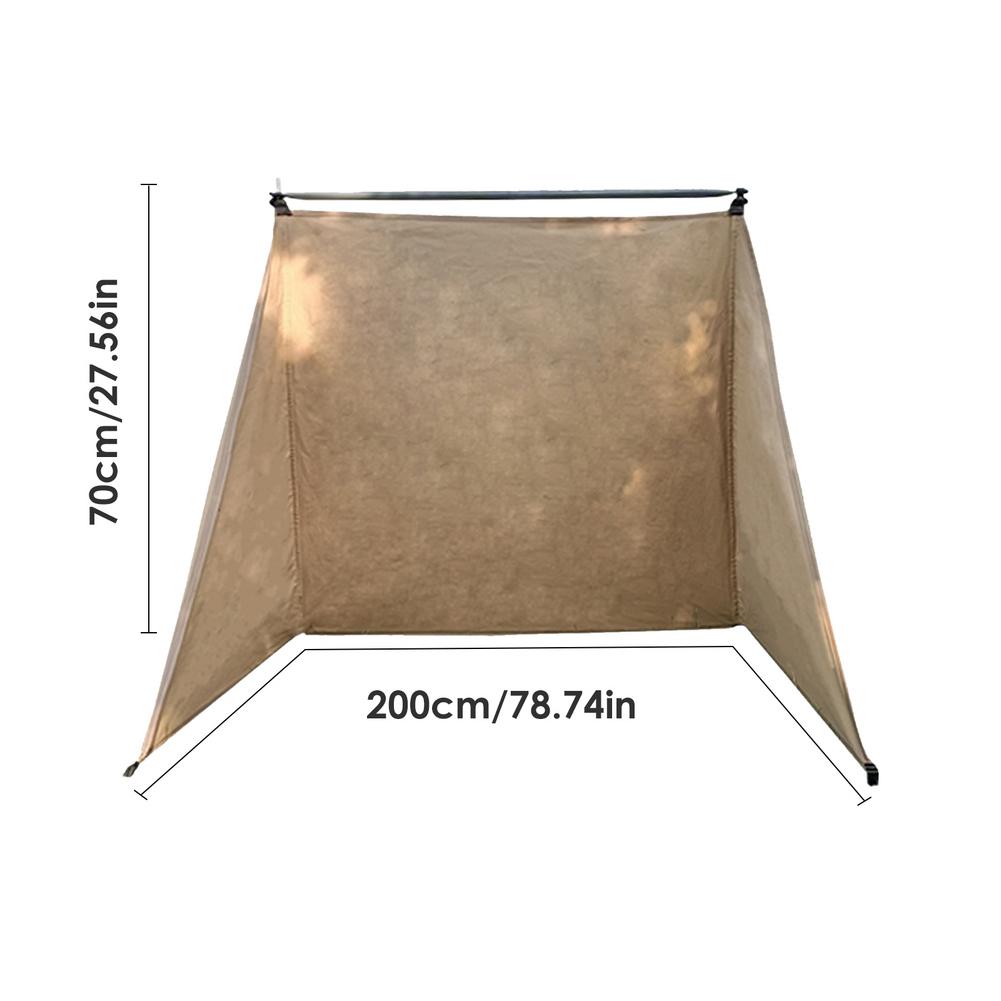 Portable Large Outdoor Camping Windscreen 200x70cm by HitMyNeed