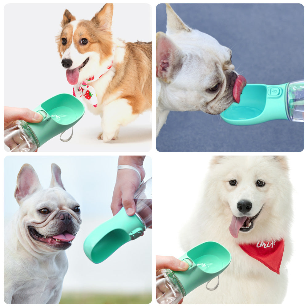 Portable Leakproof Dog Water Bottle with Bowl by HitMyNeed
