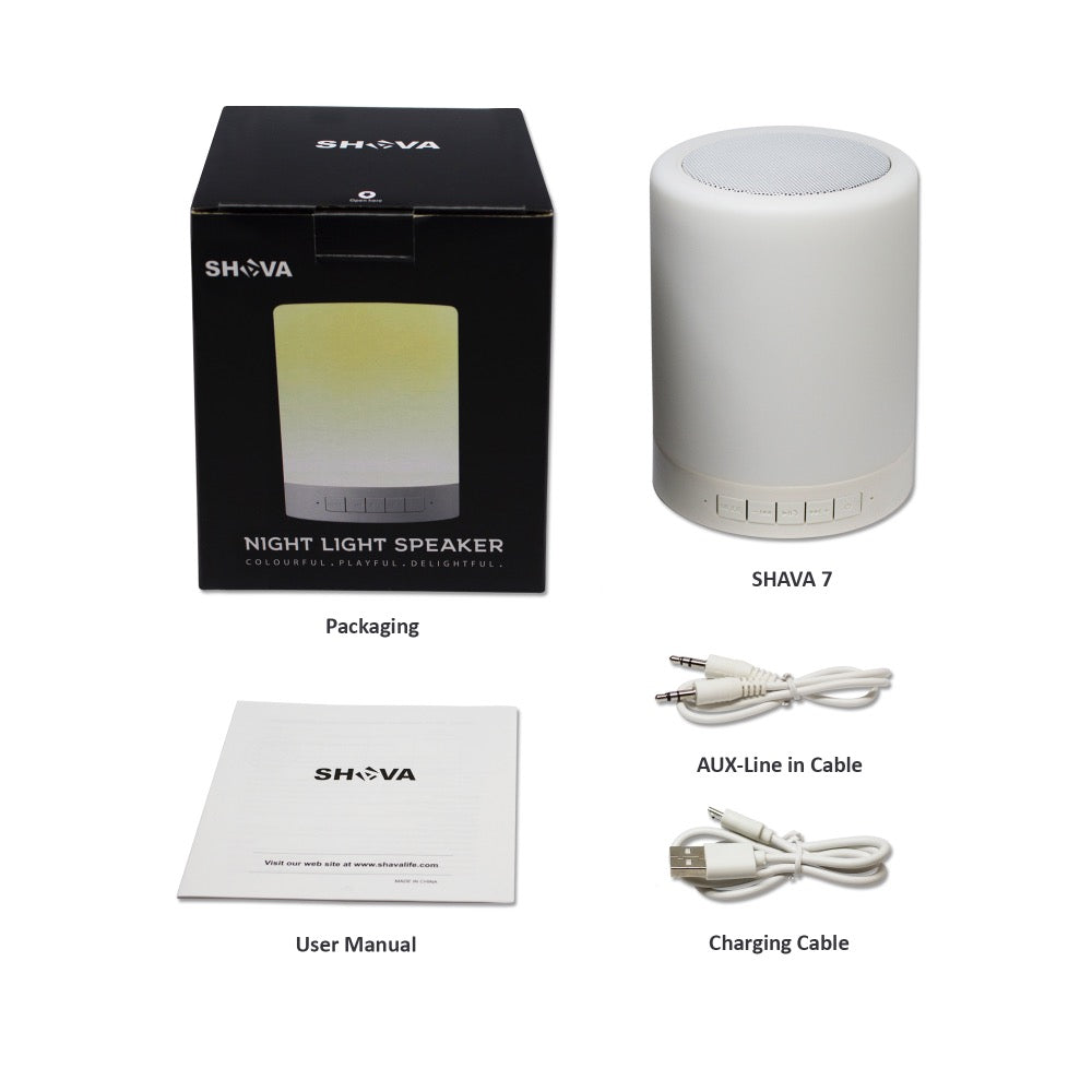 Portable LED Night Light Bluetooth Speaker by HitMyNeed
