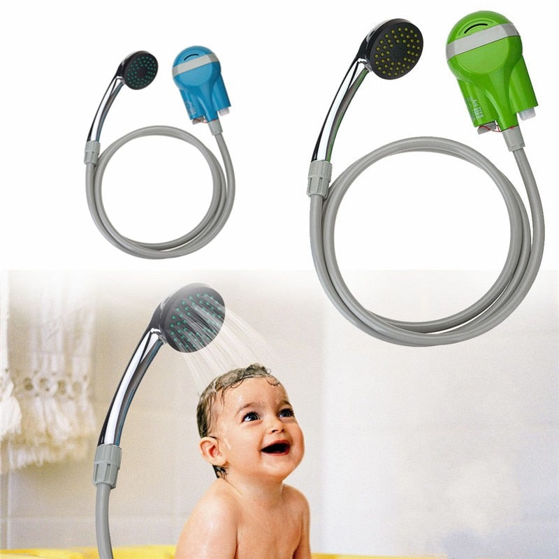 Portable Rechargeable High-Pressure Shower Hose by HitMyNeed