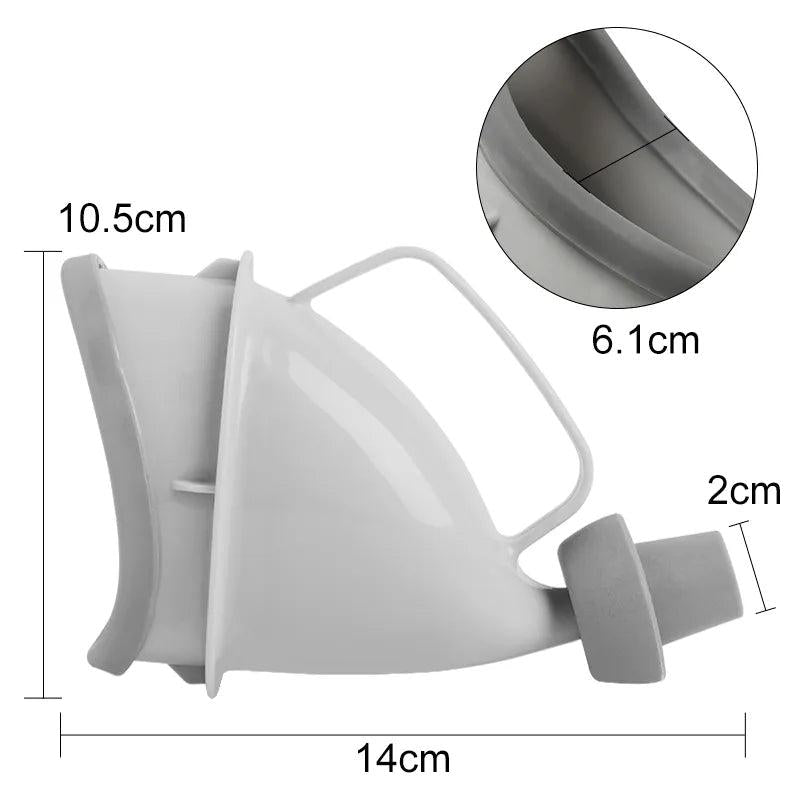 Portable Travel Urinal Funnel for Camping & Car Trips by HitMyNeed