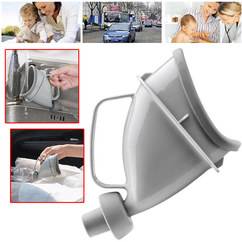 Portable Unisex Urinal Funnel with Handle by HitMyNeed