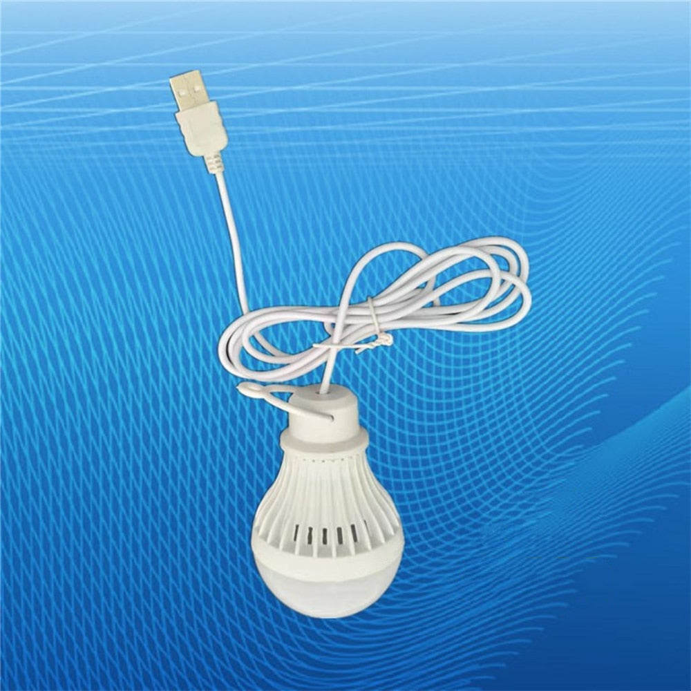 Portable USB Camping Light with Hook, 7W LED by HitMyNeed