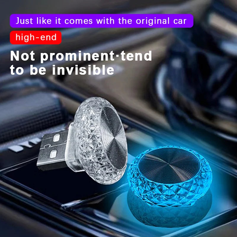 Portable USB Car Ambient Mini LED Interior Light by HitMyNeed