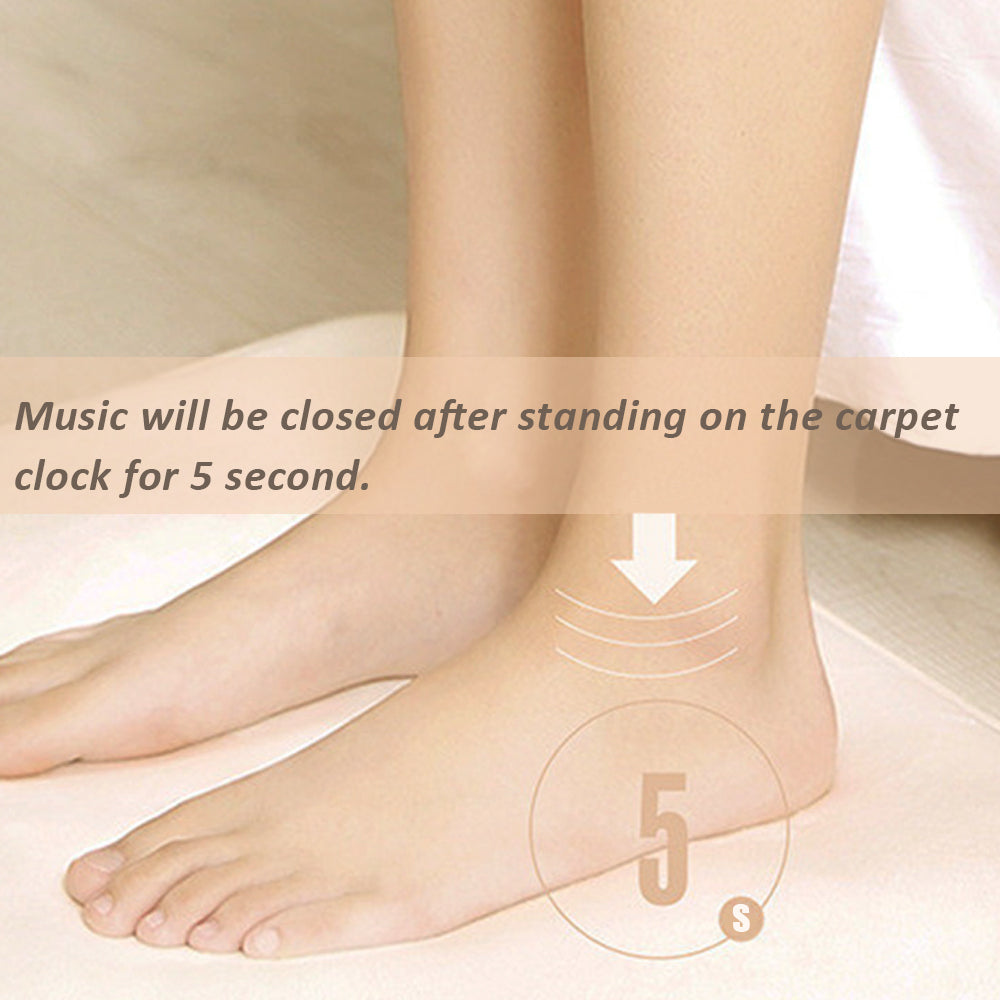 Pressure Sensitive Carpet Alarm Clock by HitMyNeed