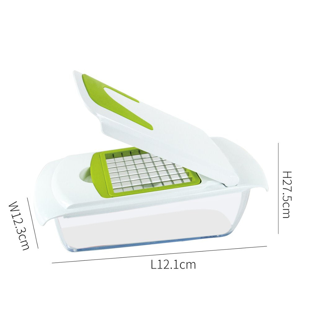 Quick Push Food Chopper with 4 Blades, 4-Cup Tray by HitMyNeed