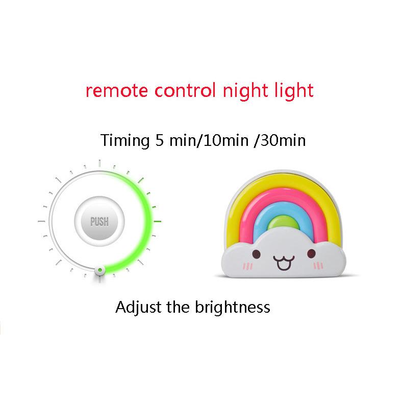 Rainbow Baby Night Light with Sound Sensor by HitMyNeed