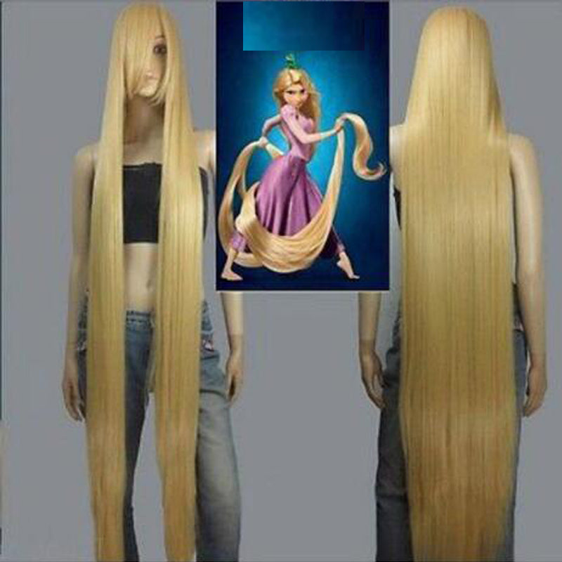 Rapunzel Long Golden Wig 150cm with Wig Cap by HitMyNeed