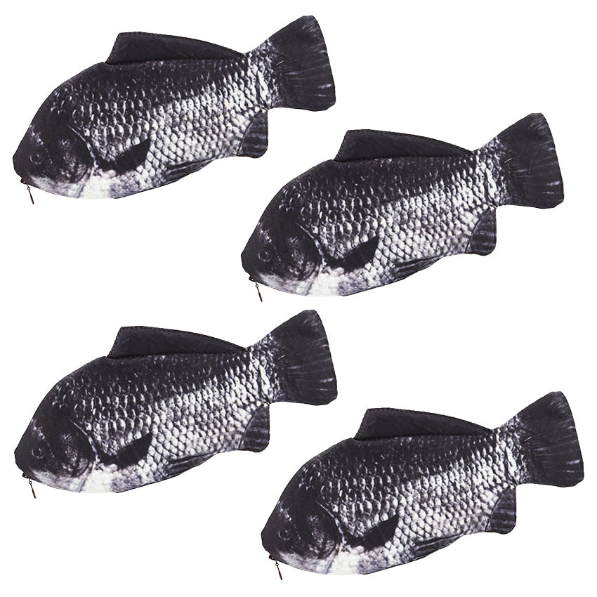Realistic Fish Pencil Case Nylon Pen Pouch by HitMyNeed