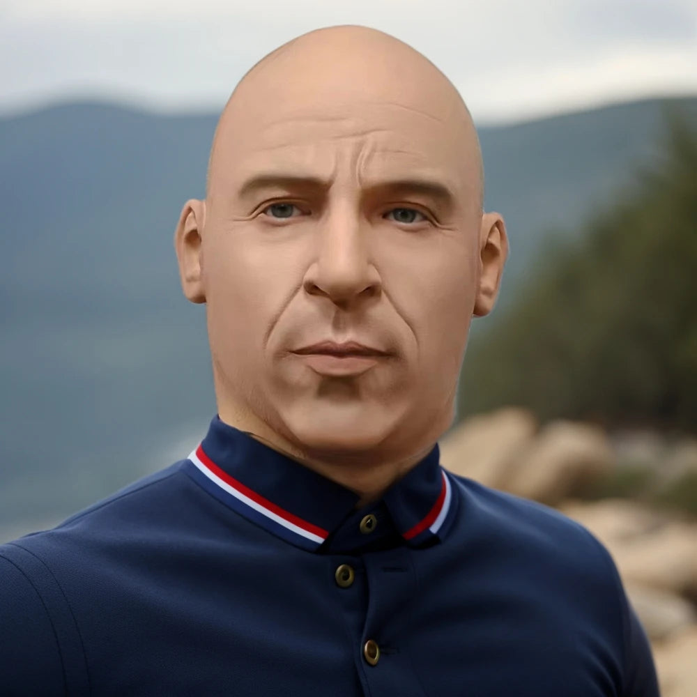Realistic Jason Statham & Vin Diesel Latex Full Head Mask vin-diesel by HitMyNeed