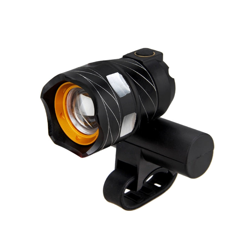 Rechargeable LED Bicycle Headlight and Taillight Set by HitMyNeed