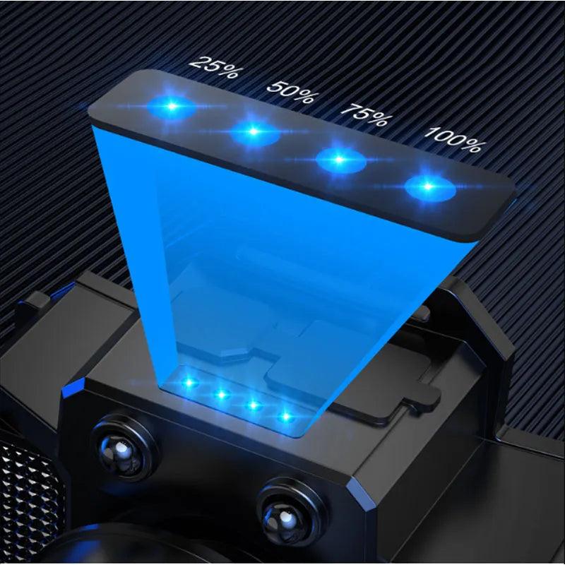 Rechargeable LED Head Torch with Sensor & USB Power by HitMyNeed