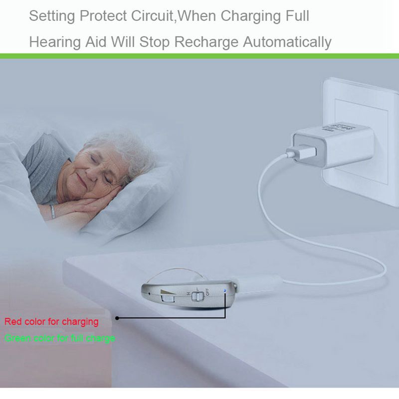 Rechargeable USB Hearing Aid Sound Amplifier by HitMyNeed
