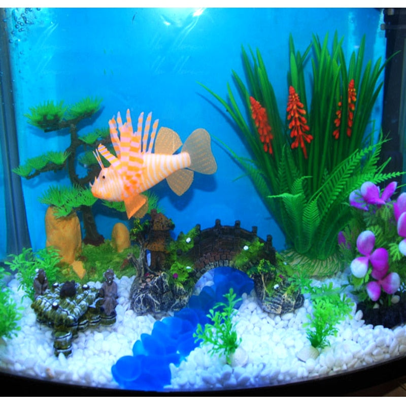 Resin Aquarium Bridge Decoration Ornament by HitMyNeed
