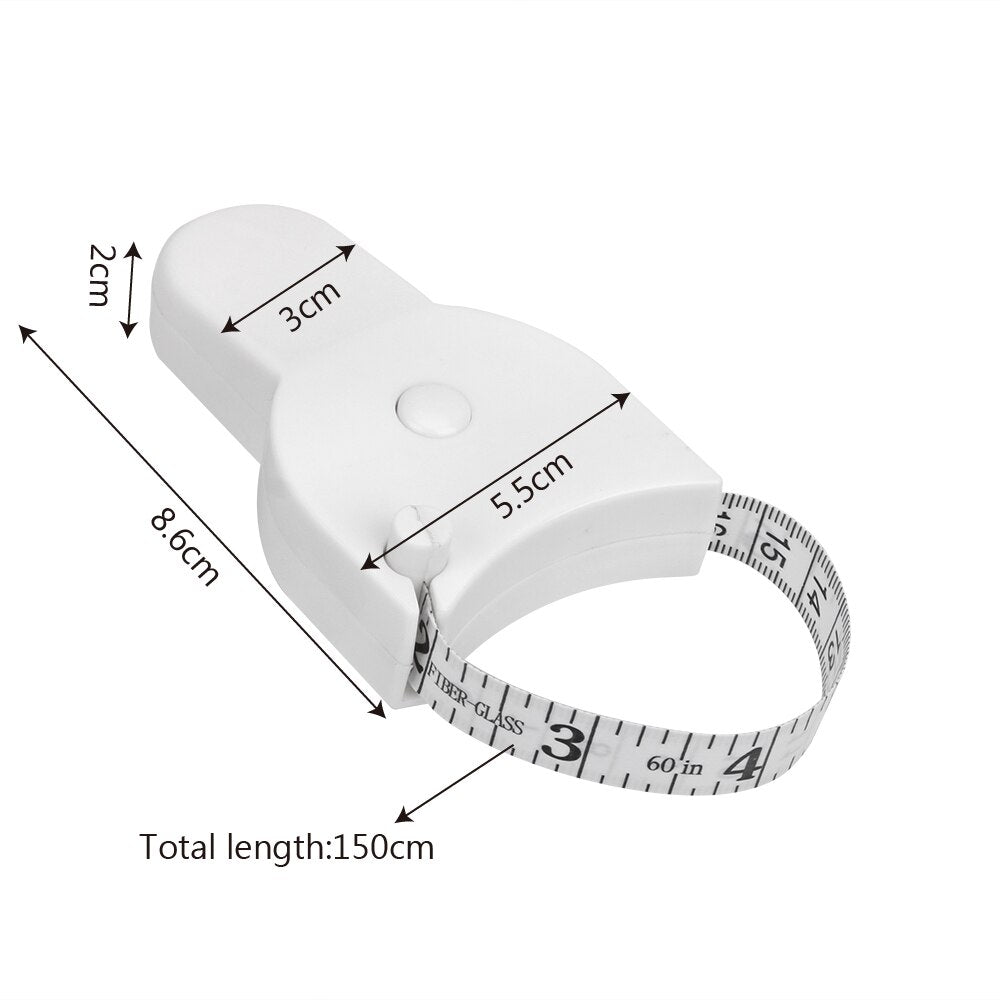 Retractable Body Measuring Tape 150cm by HitMyNeed