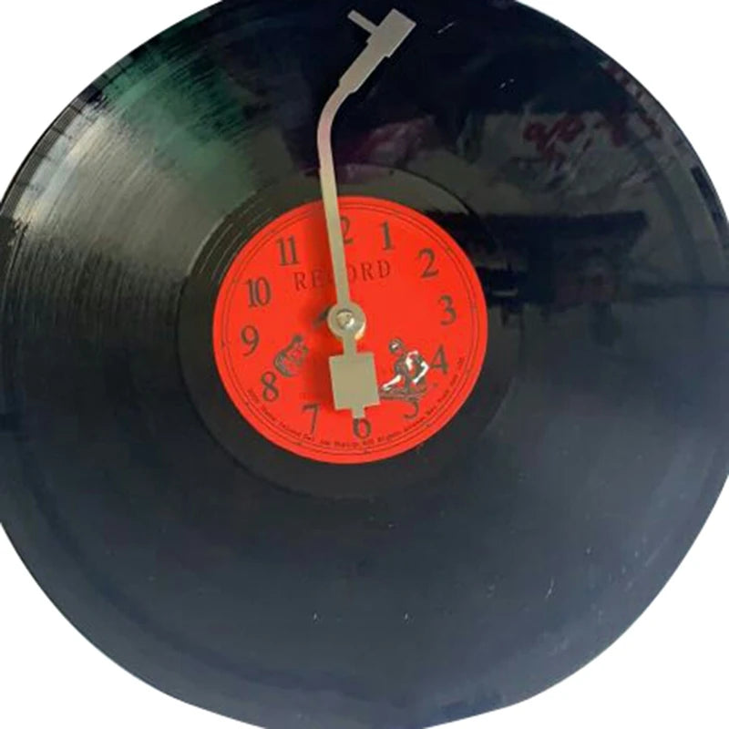 Retro Vinyl Record Wall Clock with Silent Movement by HitMyNeed