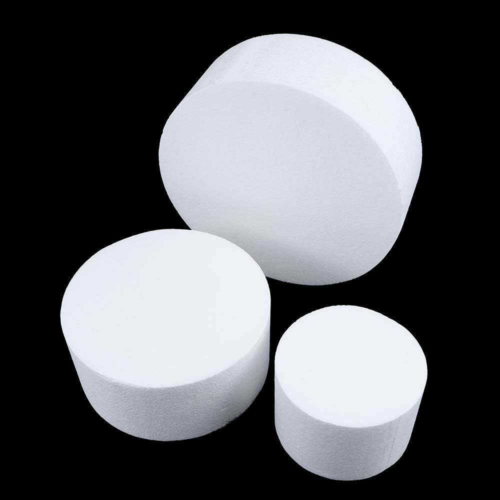 Reusable Round Foam Dummy Cake Set, 3-Piece by HitMyNeed