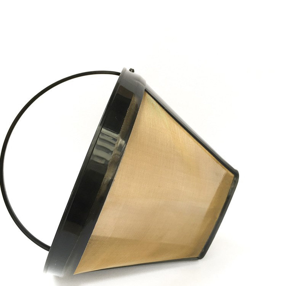 Reusable Stainless Steel Cone Coffee Filter by HitMyNeed