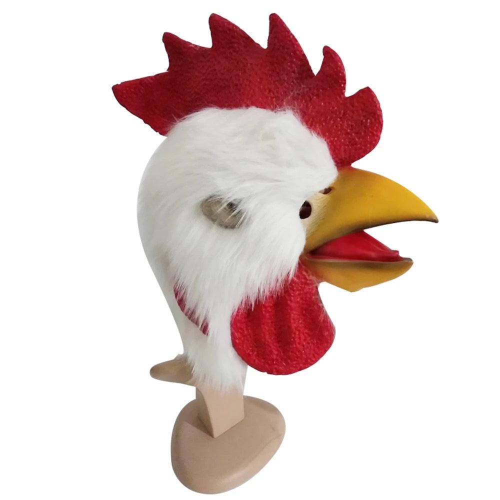 Rooster Latex Animal Mask for Halloween & Cosplay by HitMyNeed