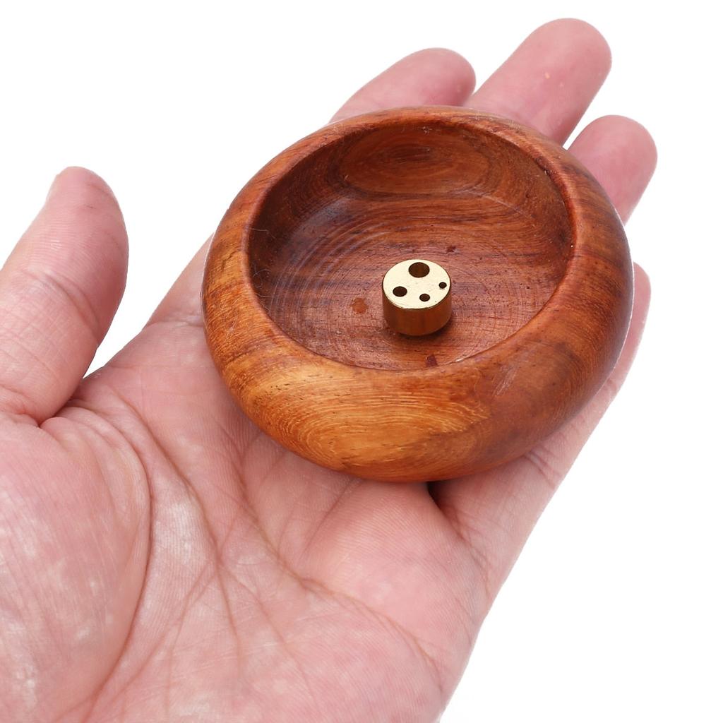 Rosewood Bowl Incense Burner Holder by HitMyNeed