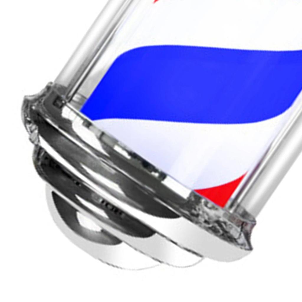 Rotating LED Barber Shop Pole Light with Bracket by HitMyNeed