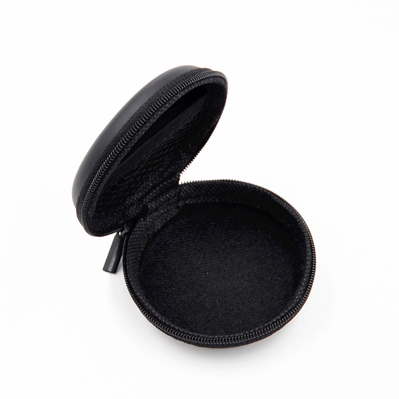 Round Earphone Storage Case with Zipper by HitMyNeed