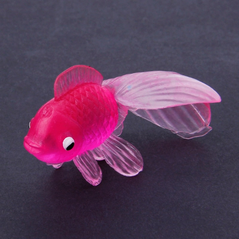 Rubber Fake Goldfish Toys, 20 Pack by HitMyNeed