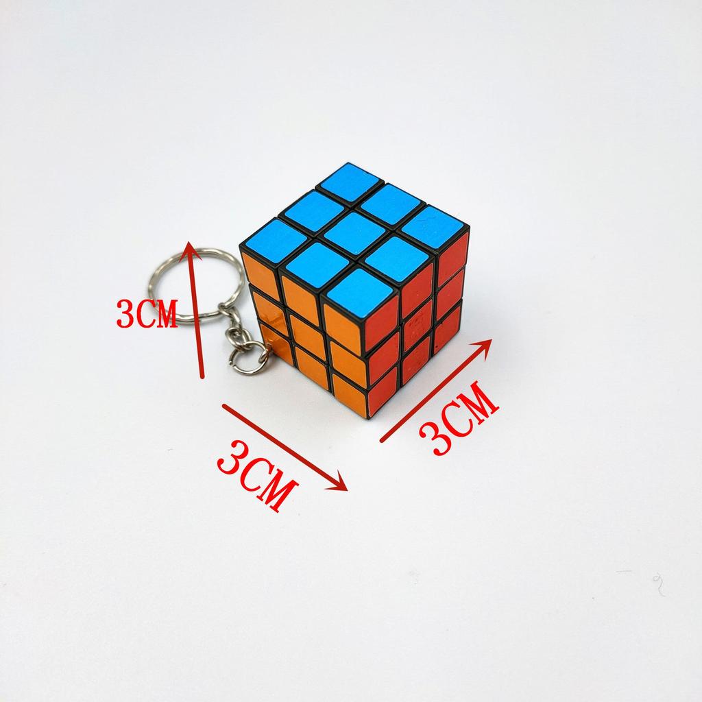 Rubik's Cube Keychain 3x3 Mini Puzzle by HitMyNeed