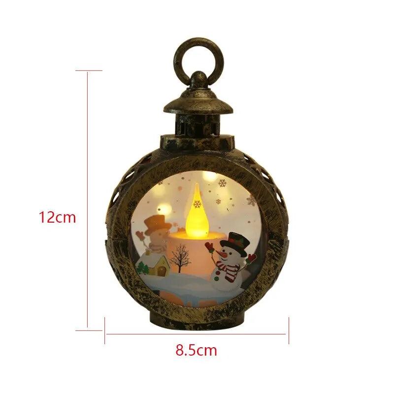 Santa Lantern LED Hanging Christmas Ornaments by HitMyNeed