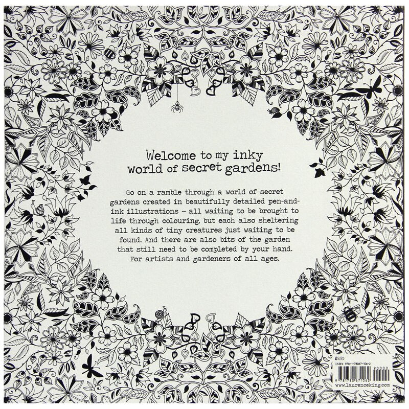 Secret Garden Coloring Book for Adults and Kids by HitMyNeed