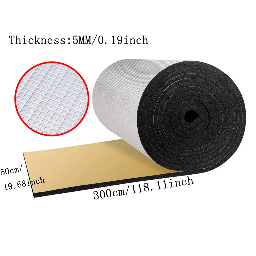 Self-Adhesive Aluminum Foil Roof & Sound Insulation by HitMyNeed