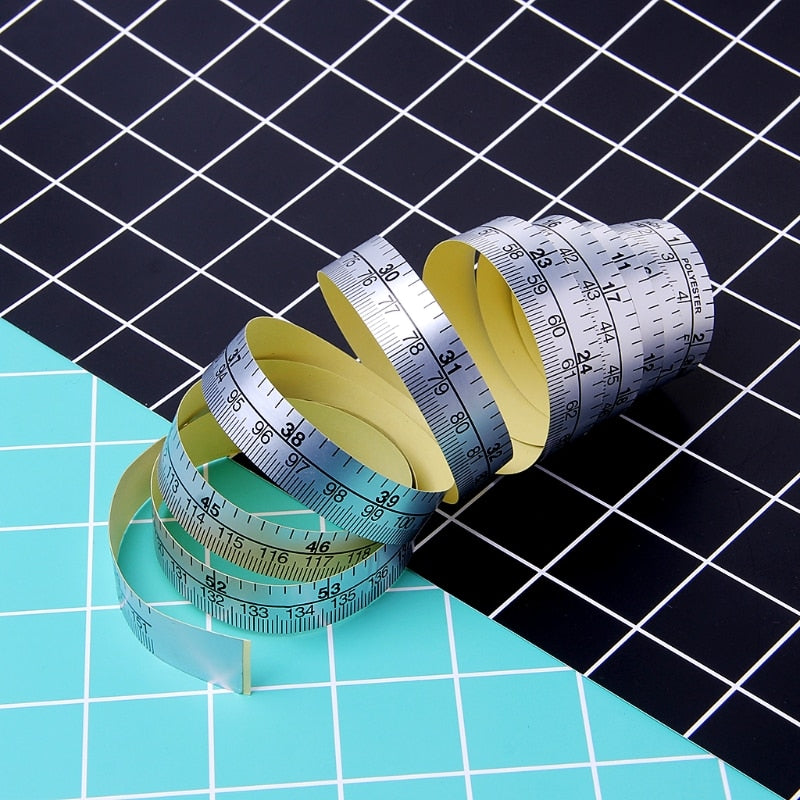 Self Adhesive Measuring Tape for DIY Projects 1.5m by HitMyNeed