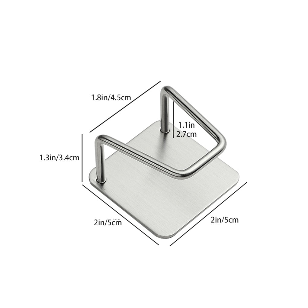 Self-Adhesive Stainless Steel Dish Sponge Holder by HitMyNeed