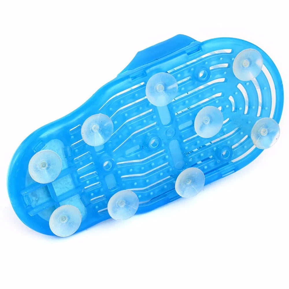 Shower Foot Scrubber Slipper with Massager Bristles by HitMyNeed