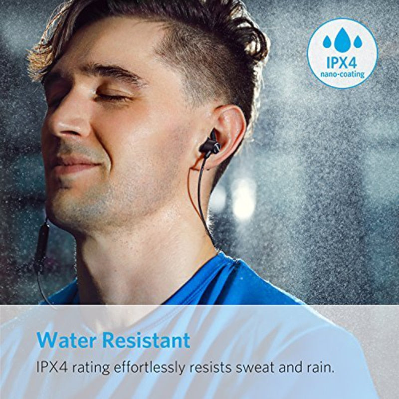 Slim Sports Wireless Headphones with Mic by HitMyNeed