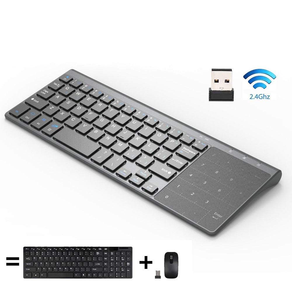 Small Wireless Keyboard with Numeric Touchpad by HitMyNeed