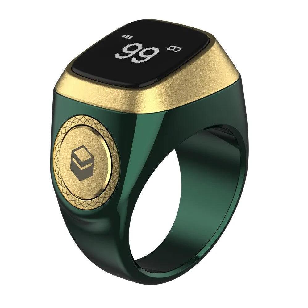 Smart Zikr Ring Tasbih Counter with Prayer Alerts by HitMyNeed
