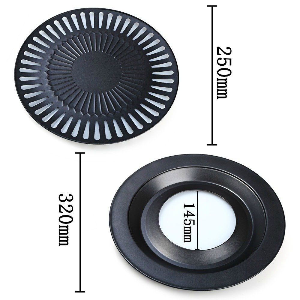 Smokeless Indoor Non-Stick BBQ Grill Pan by HitMyNeed