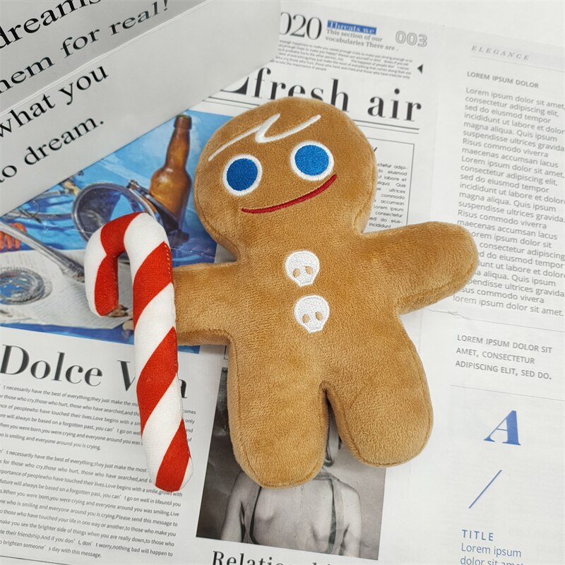Soft Cotton Gingerbread Man Plush Toy 20cm by HitMyNeed