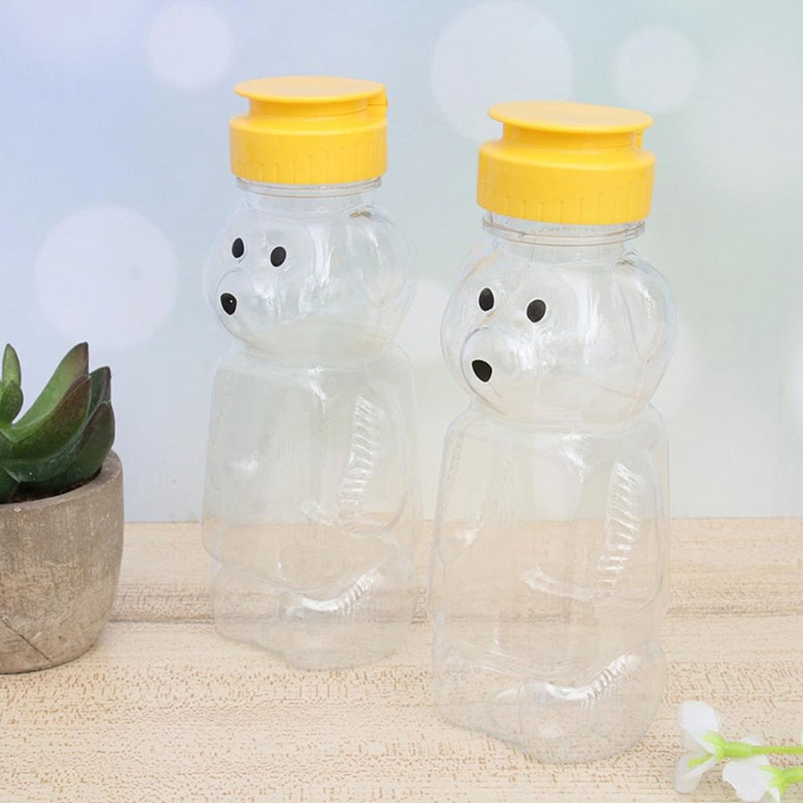 Soft Plastic Bear Honey Bottles 250ml (30 Pack) by HitMyNeed